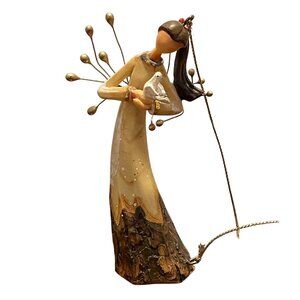 Handmade Antler Angel Figurine or Ornament